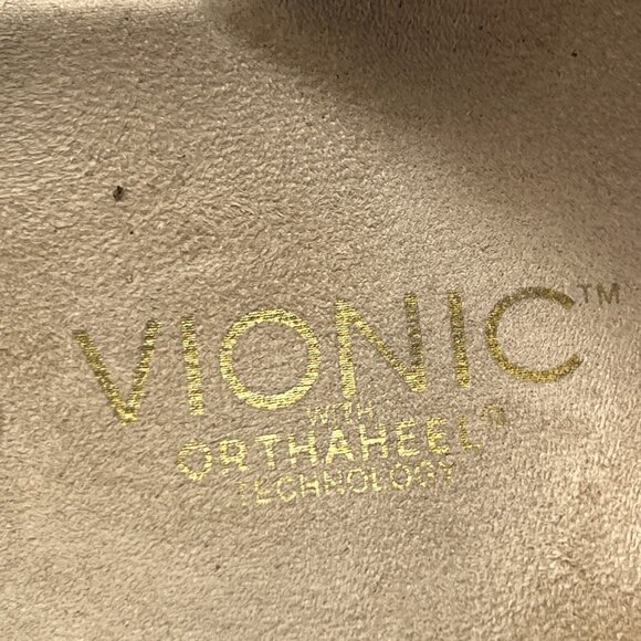 Vionic Mary Jane Slides Copper Womens Size 9 Mule Comfort Slip On - Picture 9 of 10